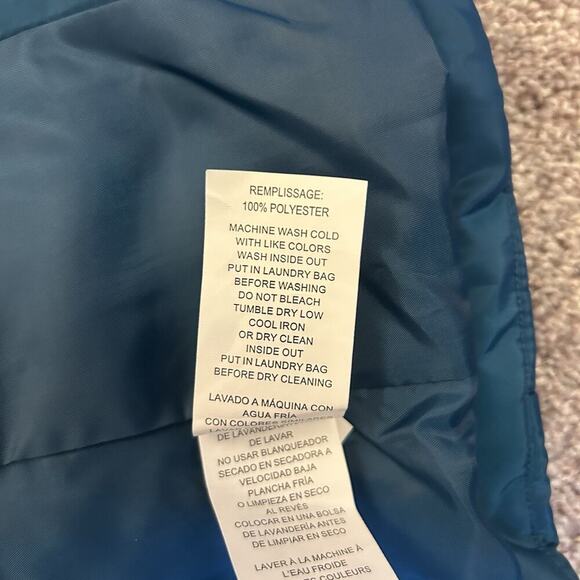 Michael Kors Women's Quilted Vest Full Zip Luxe Teal Size S - Small - NWT $125 - Picture 14 of 15